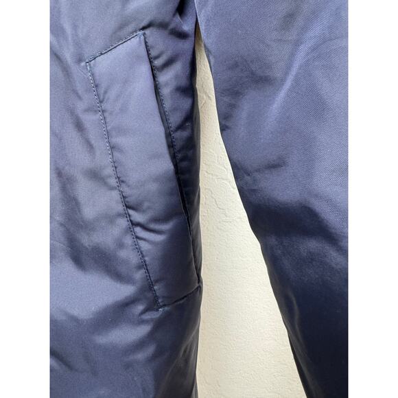 Calhoun Arena Team Line Parka  Blue Fleece Lined Pockets Button Zipper SIZE XS - Picture 3 of 7